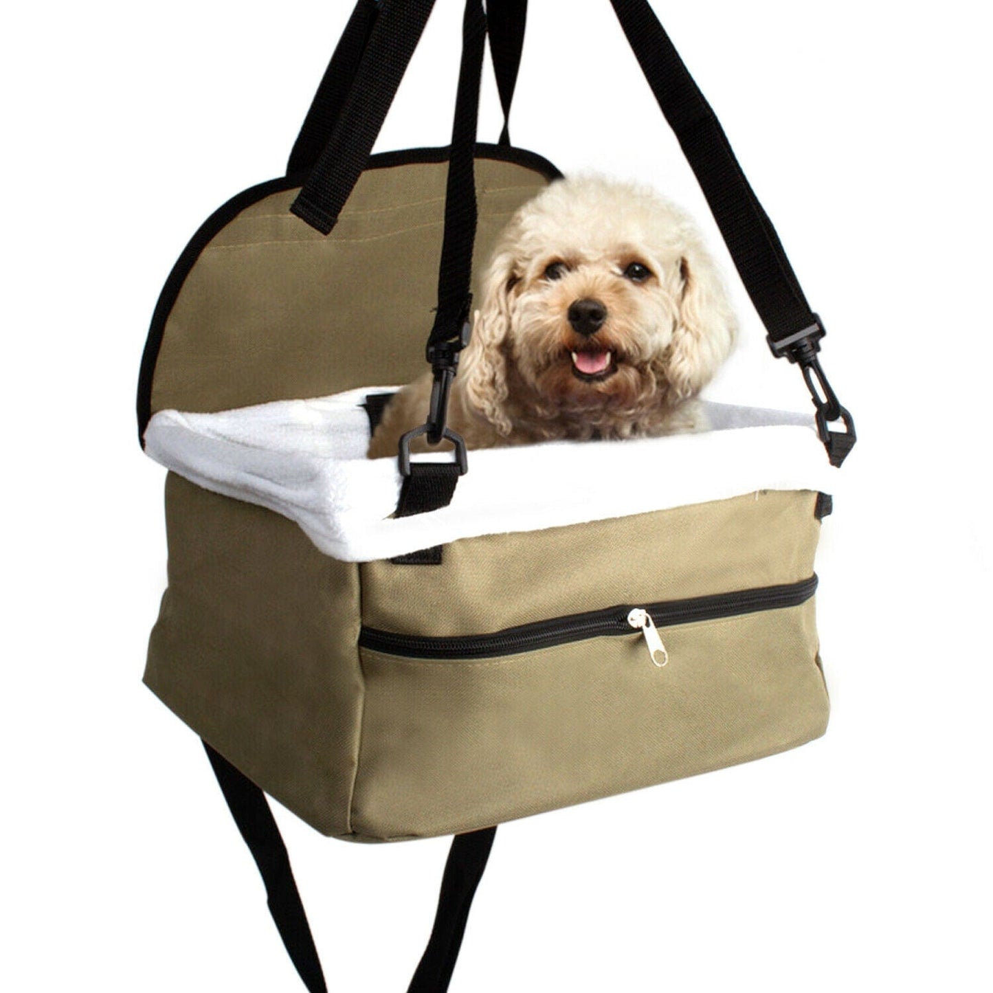 Premium Large Dog Car Booster Safety Carrier Seat - Merchandise Plug