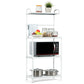 Stainless Steel Kitchen Microwave Storage Cart Utility Stand - Merchandise Plug