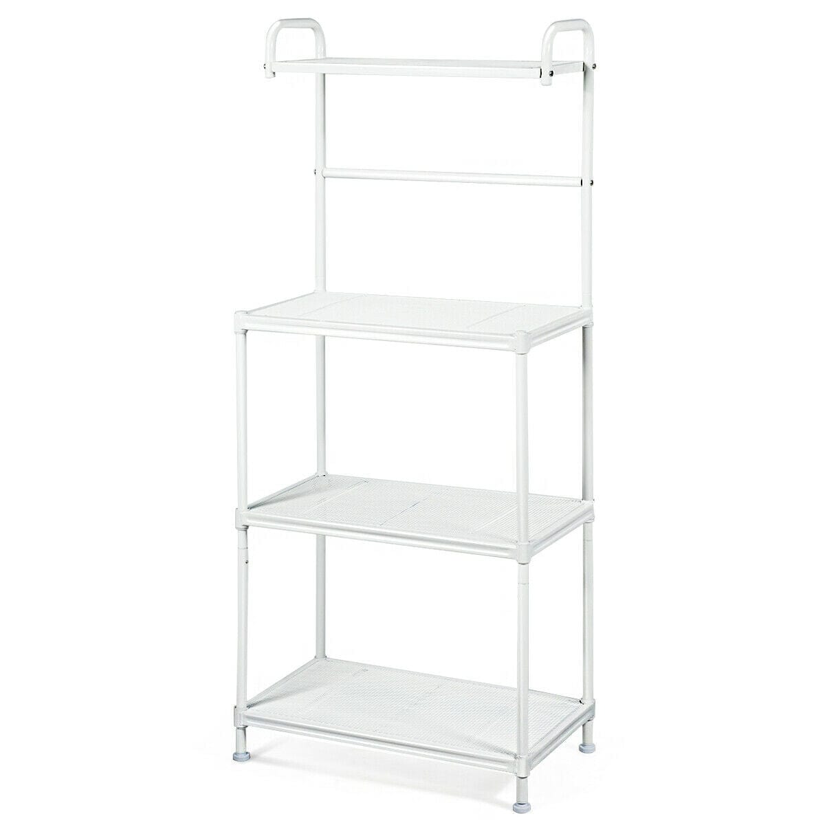 Stainless Steel Kitchen Microwave Storage Cart Utility Stand - Merchandise Plug