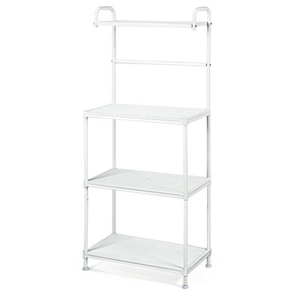 Stainless Steel Kitchen Microwave Storage Cart Utility Stand - Merchandise Plug