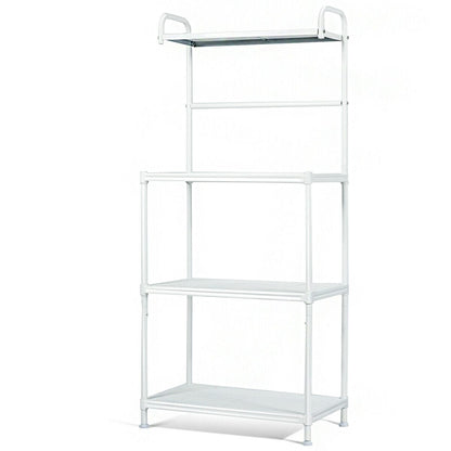 Stainless Steel Kitchen Microwave Storage Cart Utility Stand - Merchandise Plug