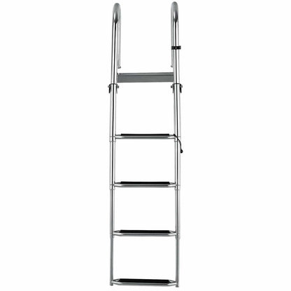 Stainless Steel Retractable Above Ground / Inground Pool Steps Ladder - Merchandise Plug