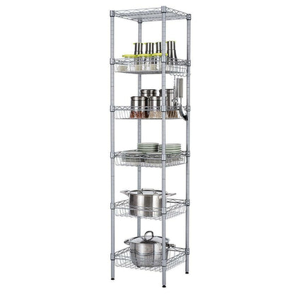 Large Capacity Kitchen Corner Shelf Storage Ingredient Organizer - Merchandise Plug