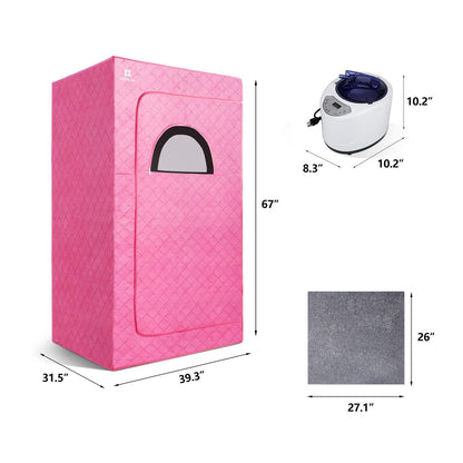 Personal Portable Indoor / Outdoor Home Steam Sauna Kit - Merchandise Plug