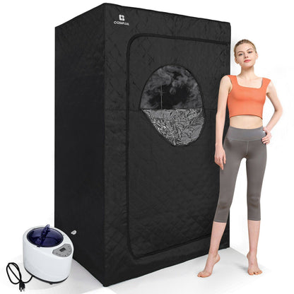 Personal Portable Indoor / Outdoor Home Steam Sauna Kit - Merchandise Plug