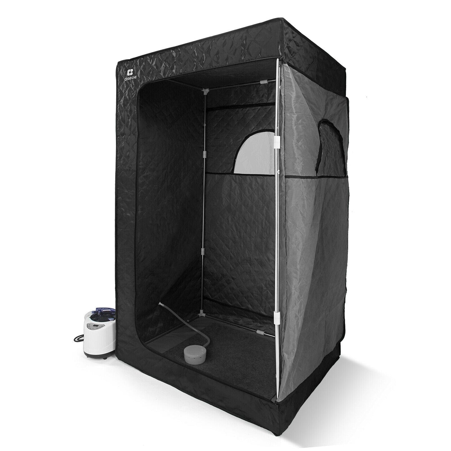Personal Portable Indoor / Outdoor Home Steam Sauna Kit - Merchandise Plug