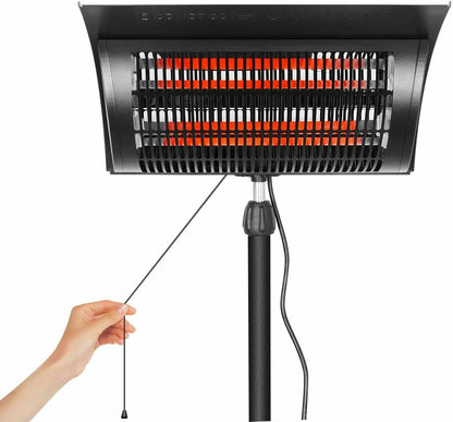 Freestanding Electric Infrared Indoor / Outdoor Patio Space Heater - Merchandise Plug