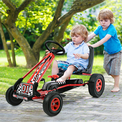 Kids Indoor / Outdoor Four Wheel Pedal Powered Go Kart - Merchandise Plug