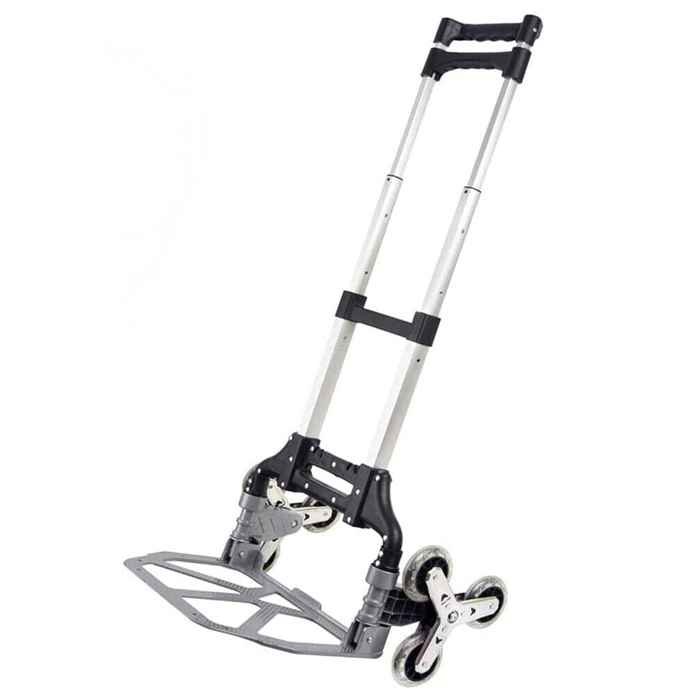Heavy Duty Wheeled Stair Climbing Hand Truck Moving Dolly - Merchandise Plug