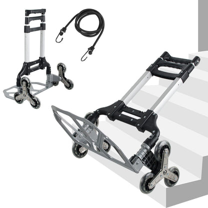 Heavy Duty Wheeled Stair Climbing Hand Truck Moving Dolly - Merchandise Plug