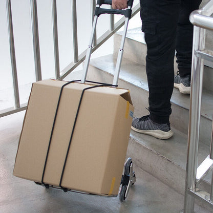 Heavy Duty Wheeled Stair Climbing Hand Truck Moving Dolly - Merchandise Plug