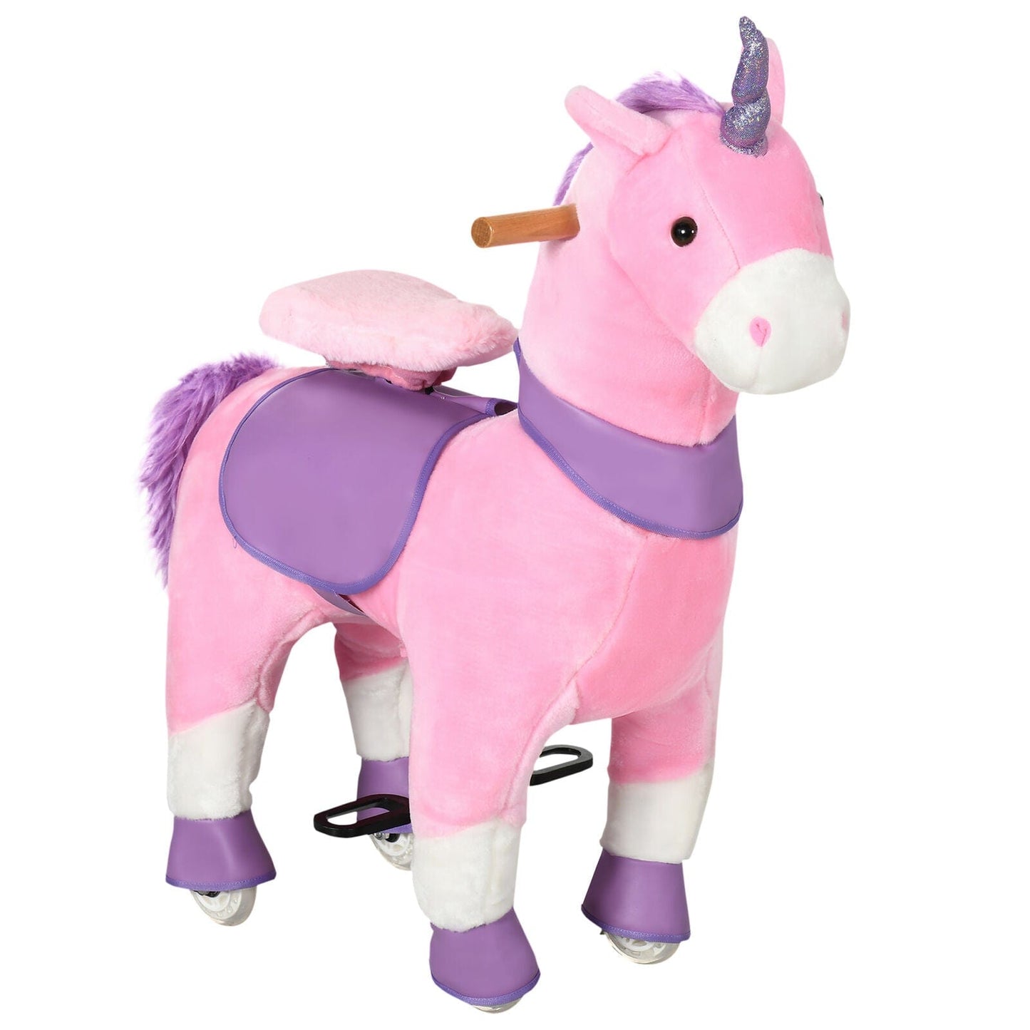 Premium Kids Wheeled Ride On Unicorn Rocking Horse Toy - Merchandise Plug