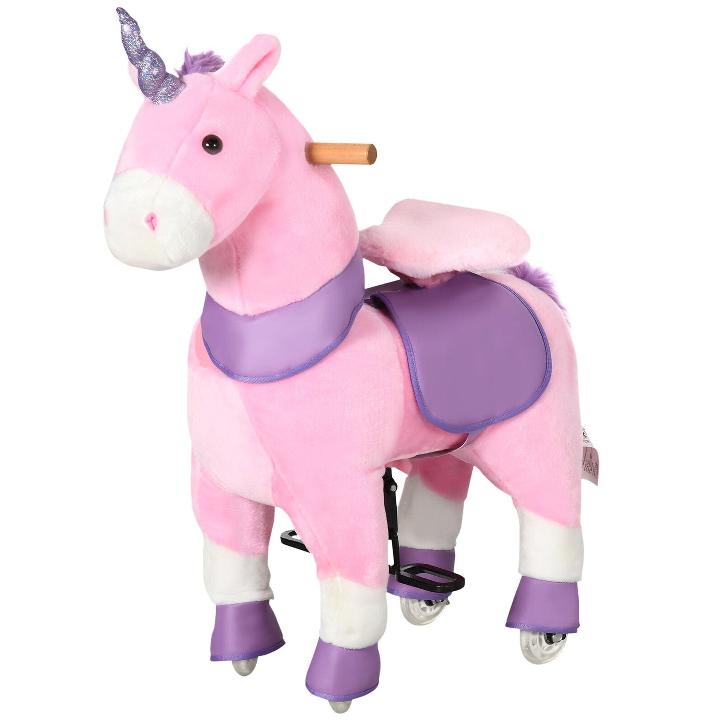 Premium Kids Wheeled Ride On Unicorn Rocking Horse Toy - Merchandise Plug
