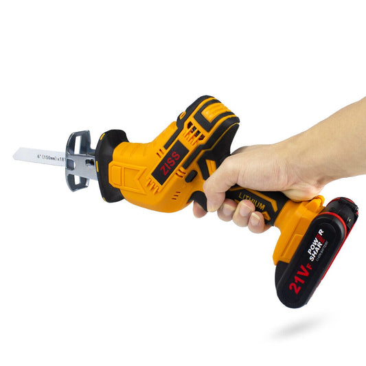 Powerful Handheld Electric Reciprocating Jigsaw Tool Set 21V - Merchandise Plug