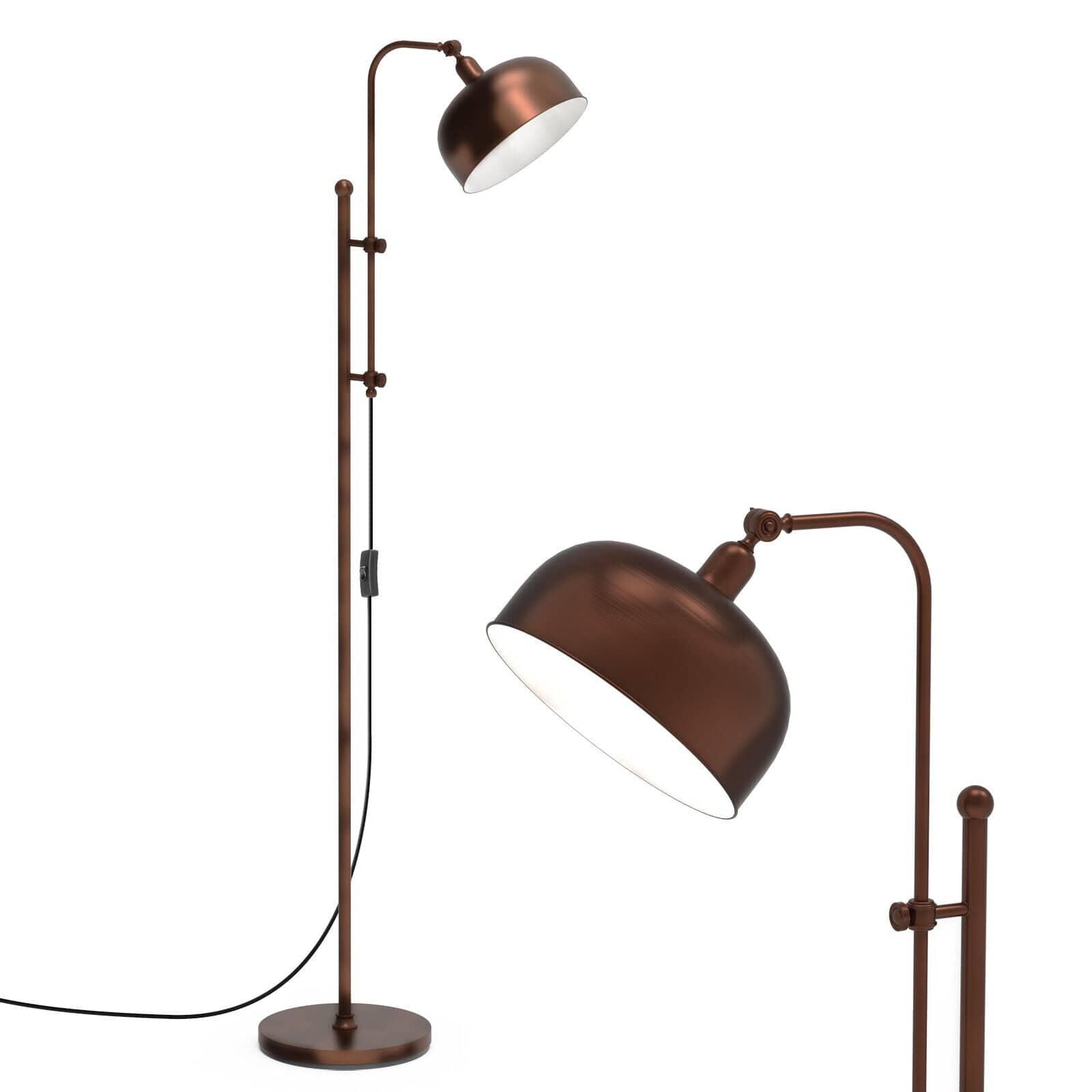 Industrial Themed Standing Pole Light Floor Lamp - Merchandise Plug