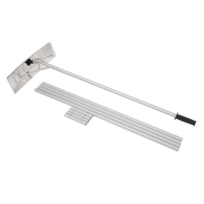 Large Telescoping Aluminum Roof Snow Remover Rake Shovel 20FT - Merchandise Plug