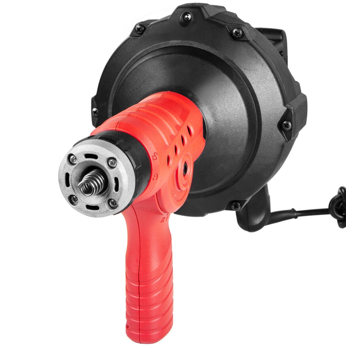 Premium Handheld Electric Drain Pipe Plumbing Snake Auger 25FT - Merchandise Plug