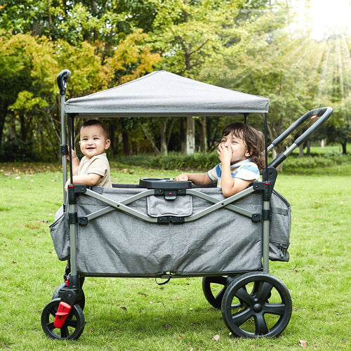 Large Capacity Folding Outdoor Kids / Baby Stroller Wagon - Merchandise Plug