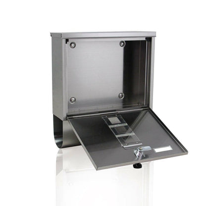 Large Heavy Duty Wall Mounted Vertical Home Metal Lockable Mailbox - Merchandise Plug