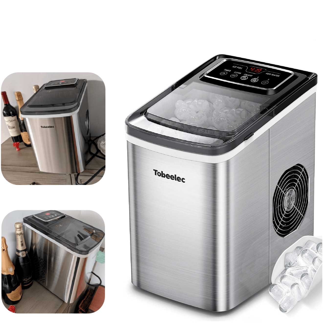 Small Portable Countertop Ice Maker Machine – Merchandise Plug