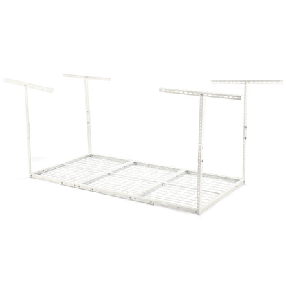 Large Capacity Overhead Hanging Garage Ceiling Storage Shelf Rack 6FT - Merchandise Plug