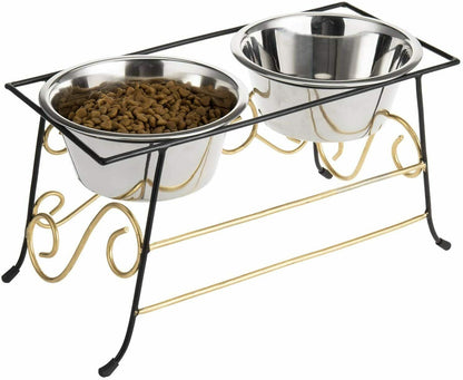 Elevated Dog Food Bowl Holder Stand - Merchandise Plug