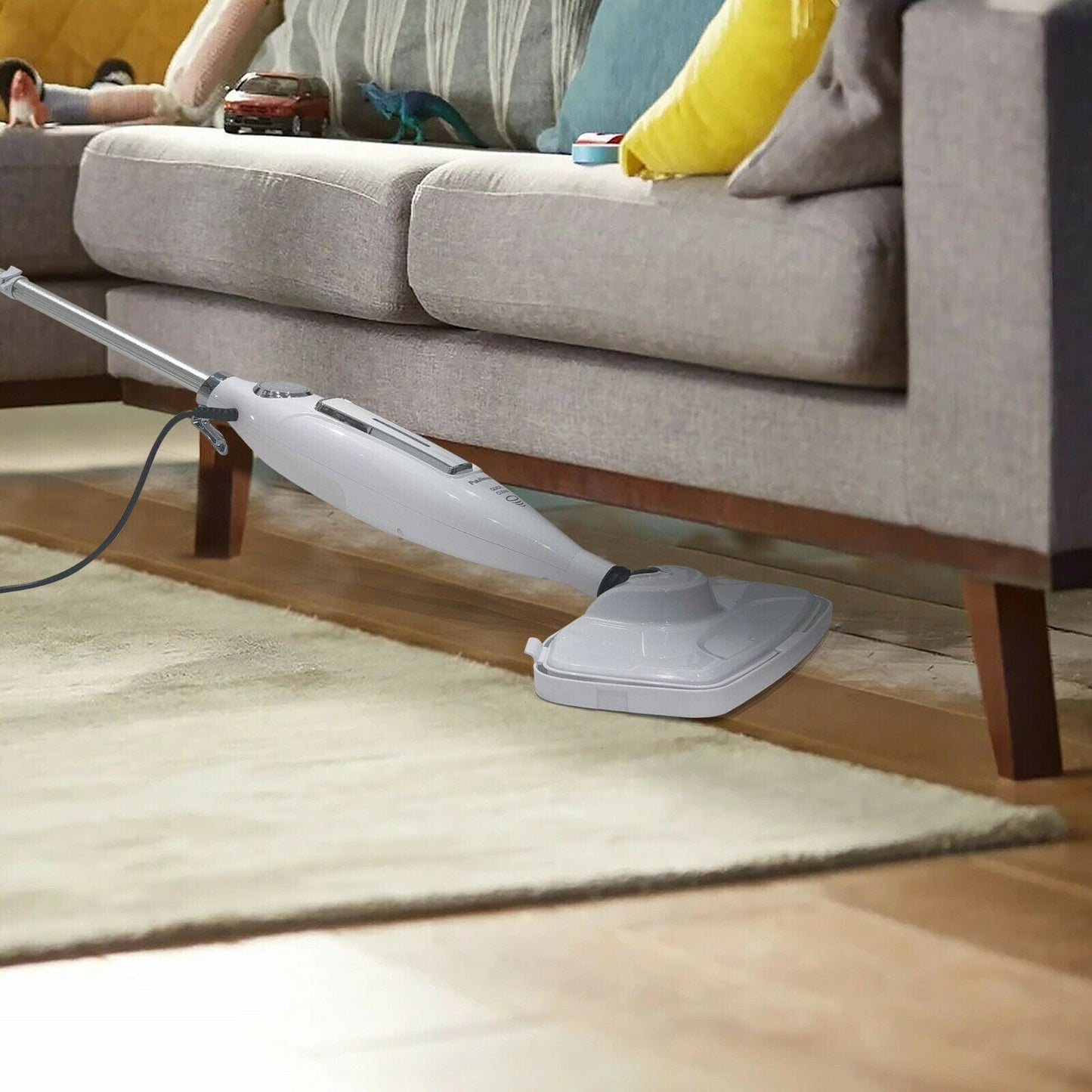 Ergonomic Handheld Tile / Hardwood Floor Steam Mop Cleaner - Merchandise Plug