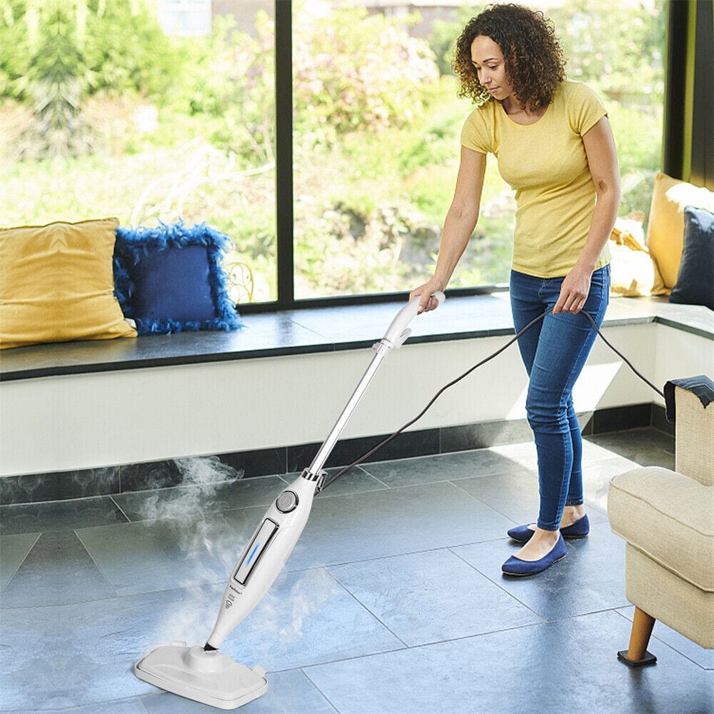 Ergonomic Handheld Tile / Hardwood Floor Steam Mop Cleaner - Merchandise Plug