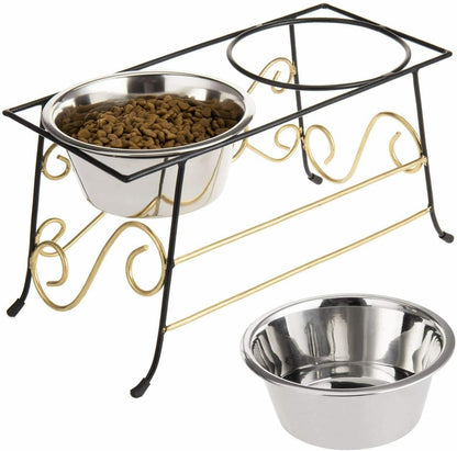 Elevated Dog Food Bowl Holder Stand - Merchandise Plug