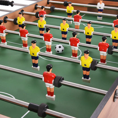 Kids Compact Wooden Indoor Mini Foosball Table Set - Merchandise Plug