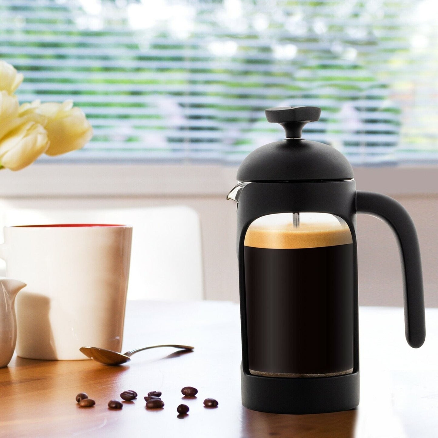 Heat Resistant French Press Coffee Maker - Merchandise Plug