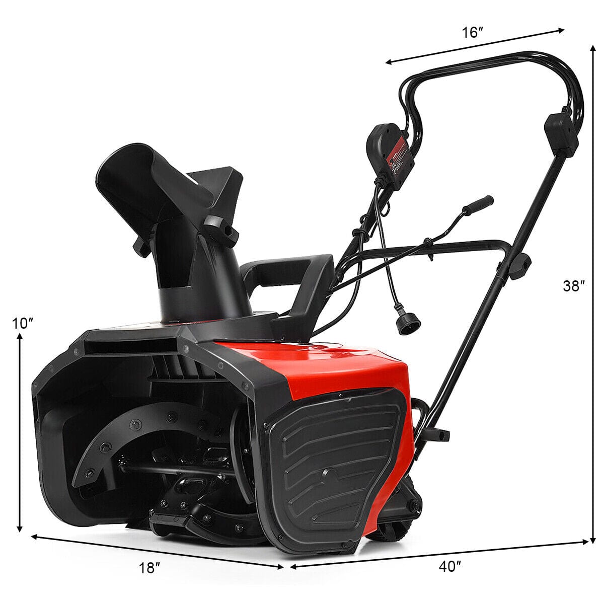 High Powered Electric Corded Snow Shovel Thrower Blower - Merchandise Plug