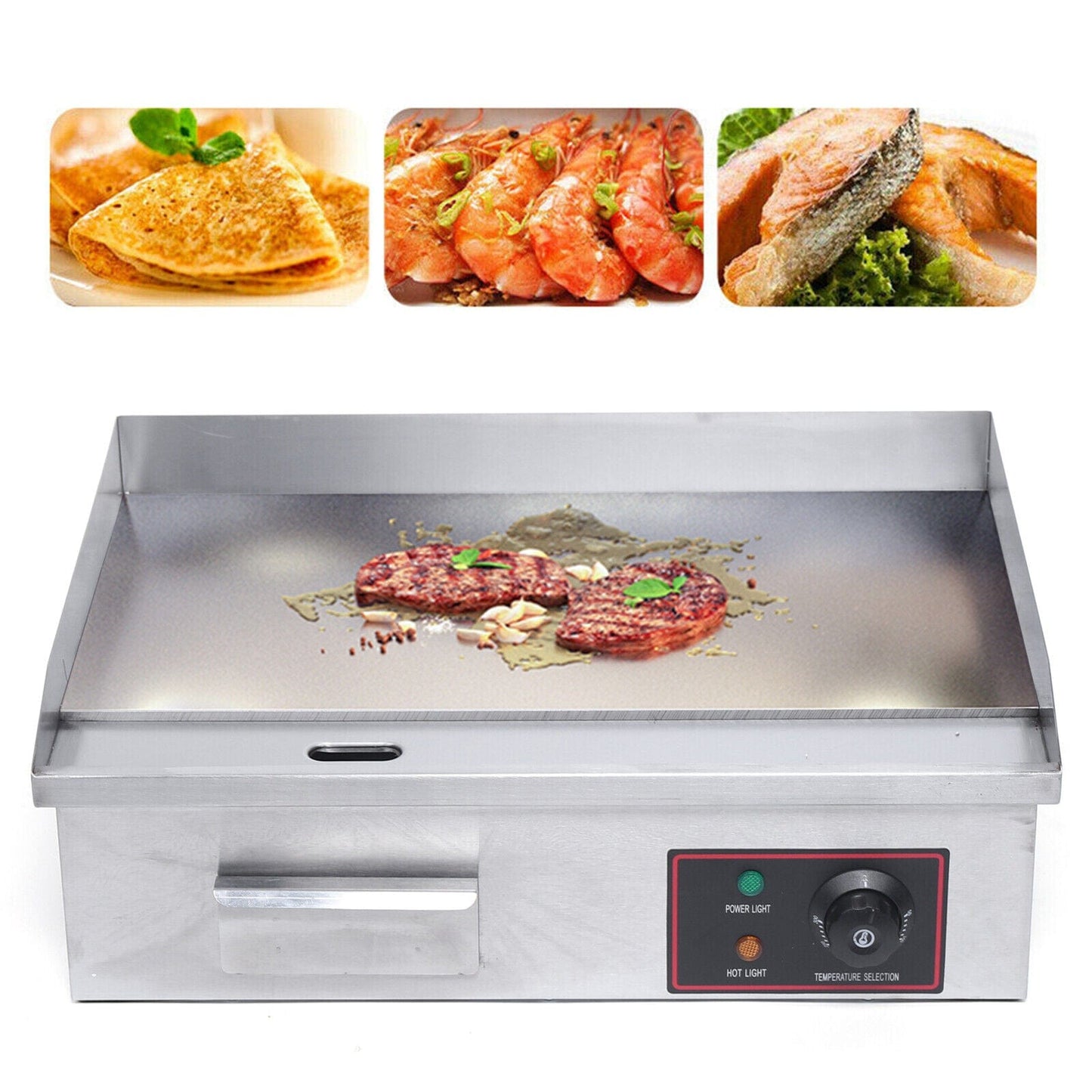 Stainless Steel Teppanyaki Table Top Electric Grill - Merchandise Plug