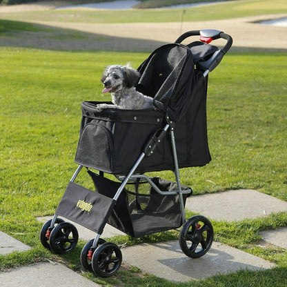 Small Dog Jogging Stroller Pet Carriage - Merchandise Plug