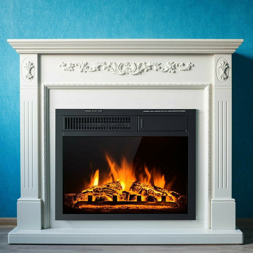 Premium LED Electric Fireplace Insert - Merchandise Plug