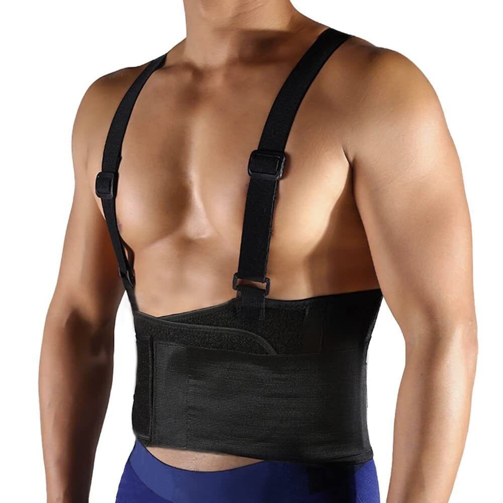 High Quality Lower Back Lumbar Support Belt Suspender Brace - Merchandise Plug